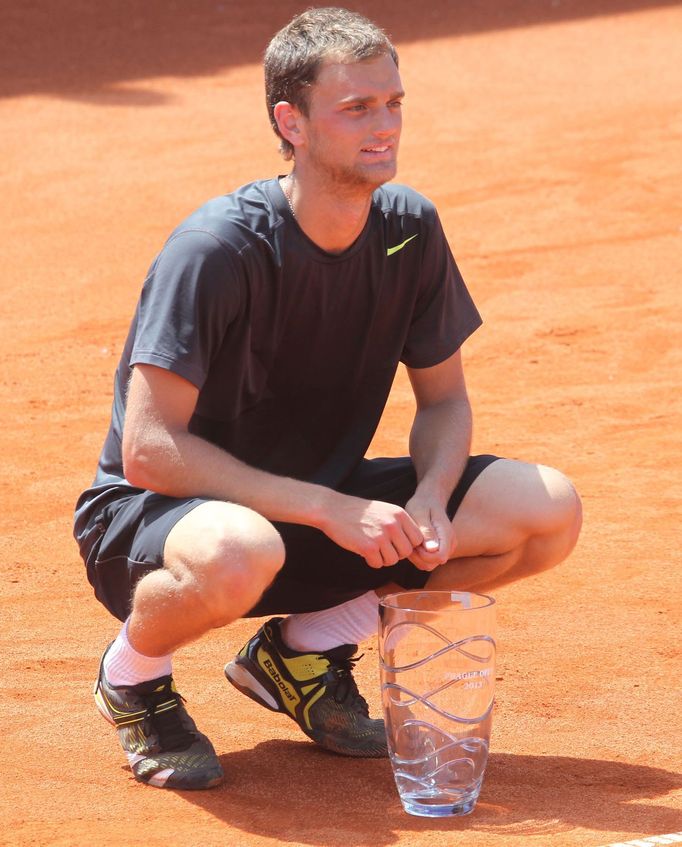 Tenis, Prague Open 2013, finále: Oleksandr Nedovjesov (vítěz)