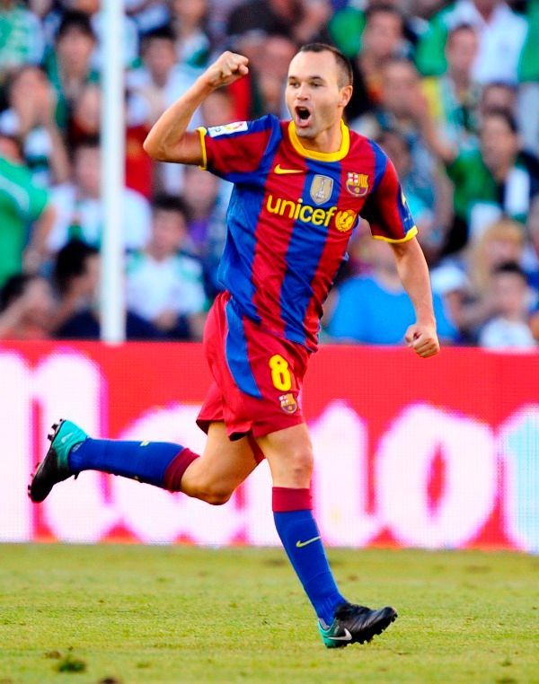 Barcelona - Santander: Iniesta