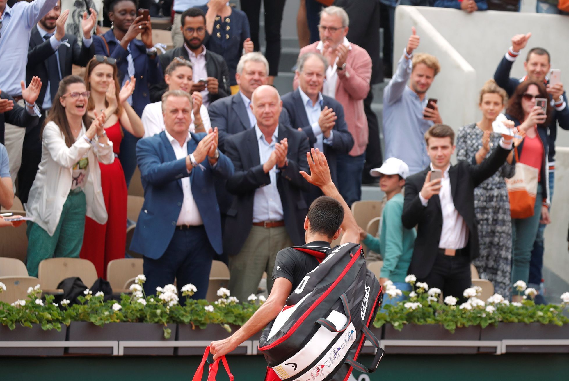 Novak Djokovič ve čtvrtfinále French Open 2018