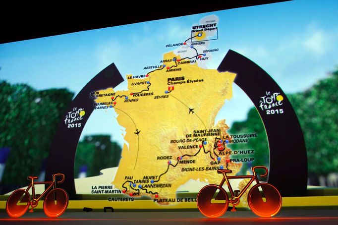 Itenerář Tour de France 2015