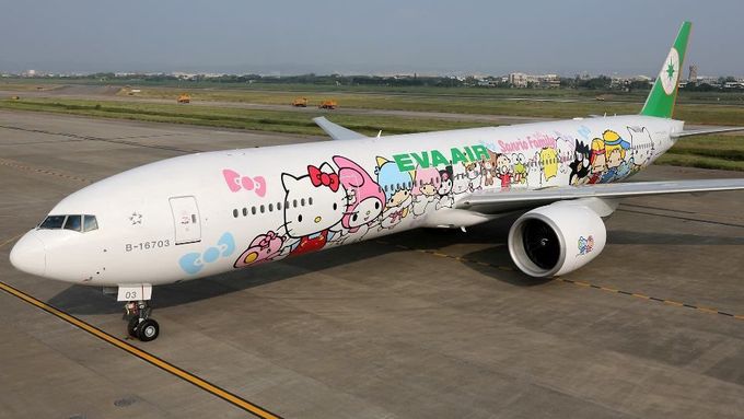 Hello Kitty má vlastní spoj mezi Francií a Tchai-Wanem