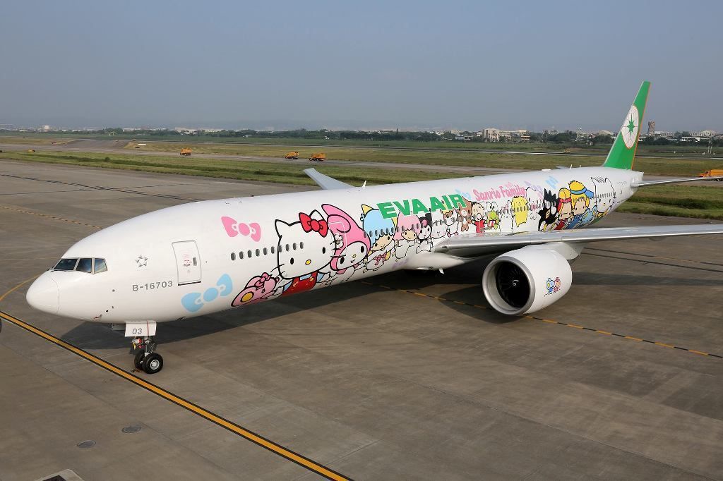 Hello Kitty, letadlo