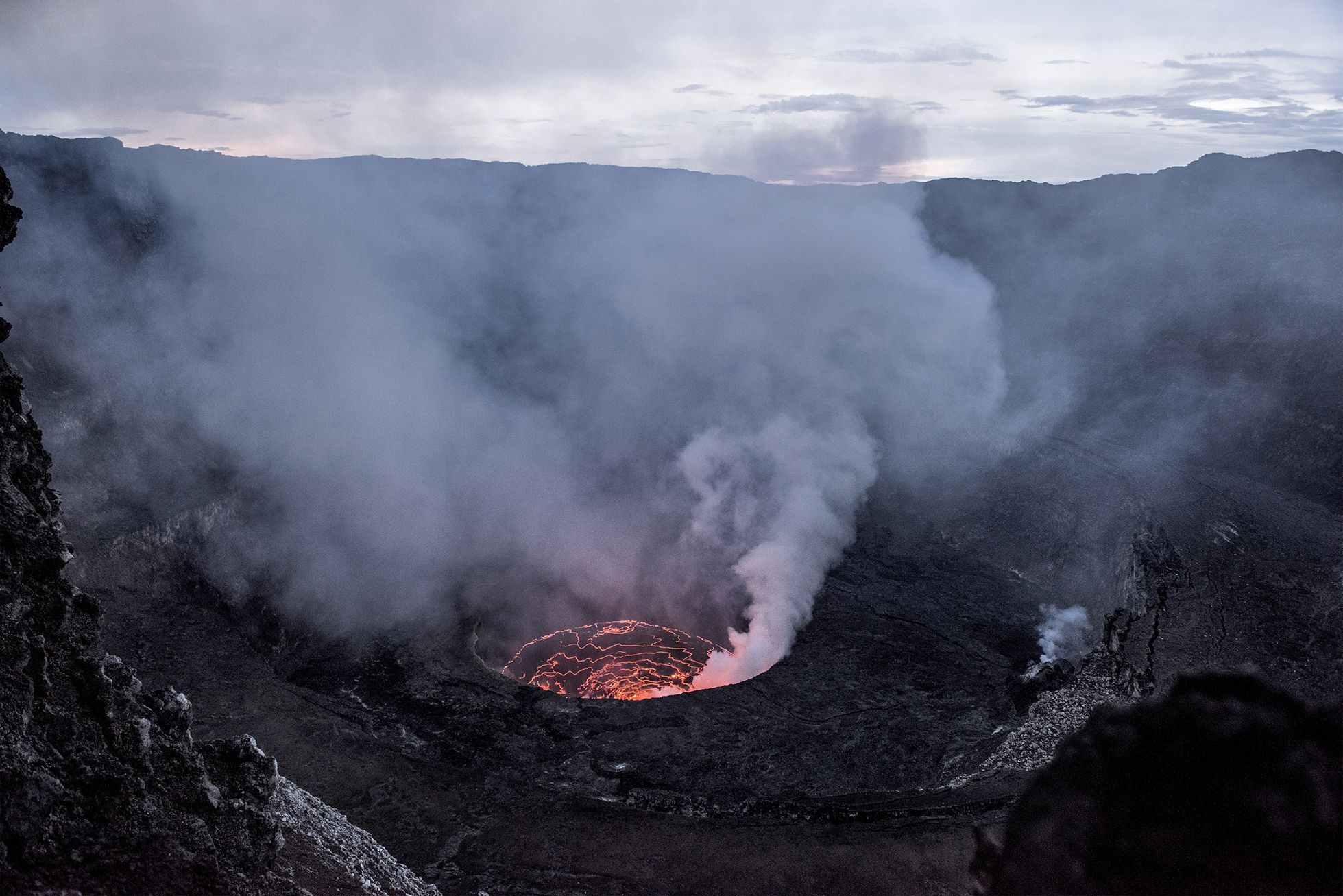 Foto / Sopky / Nyiragongo / Kráter / Shutterstock