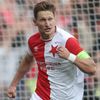 HL, Slavia-Olomouc: Milan Škoda slaví gól na 1:1
