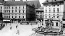 Masarykovo náměstí v Olomouci v roce 1935.