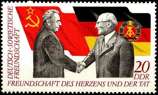 známka NDR-SSSR