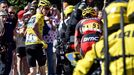 Tour de France 2016, 12. etapa: běžící Chris Froome