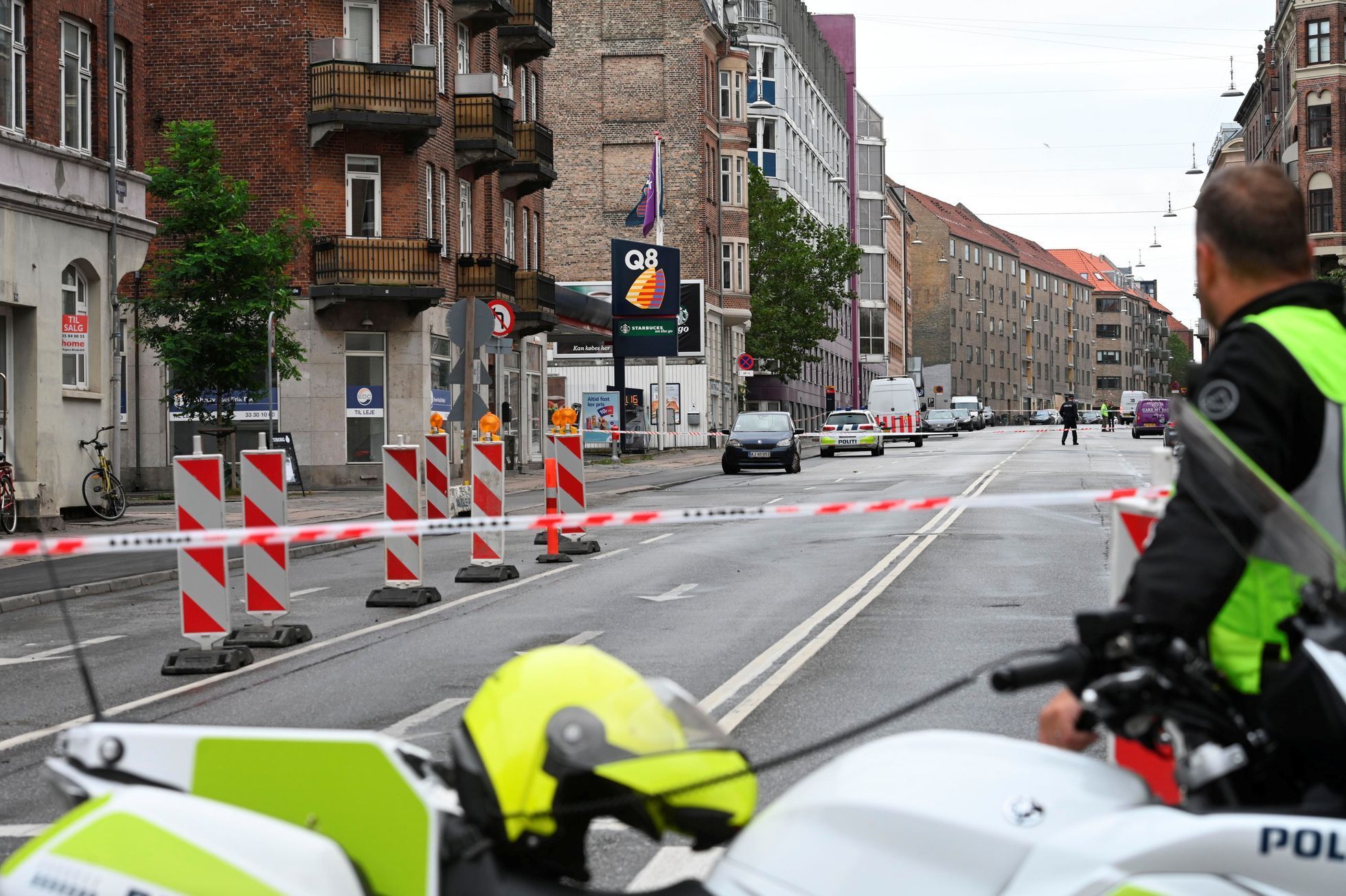Výbuch v sobotu 10.8.2019 v Kodani před policejní stanicí