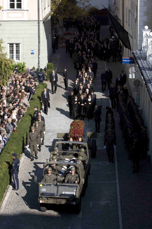Rakousko pohřeb Haider 3