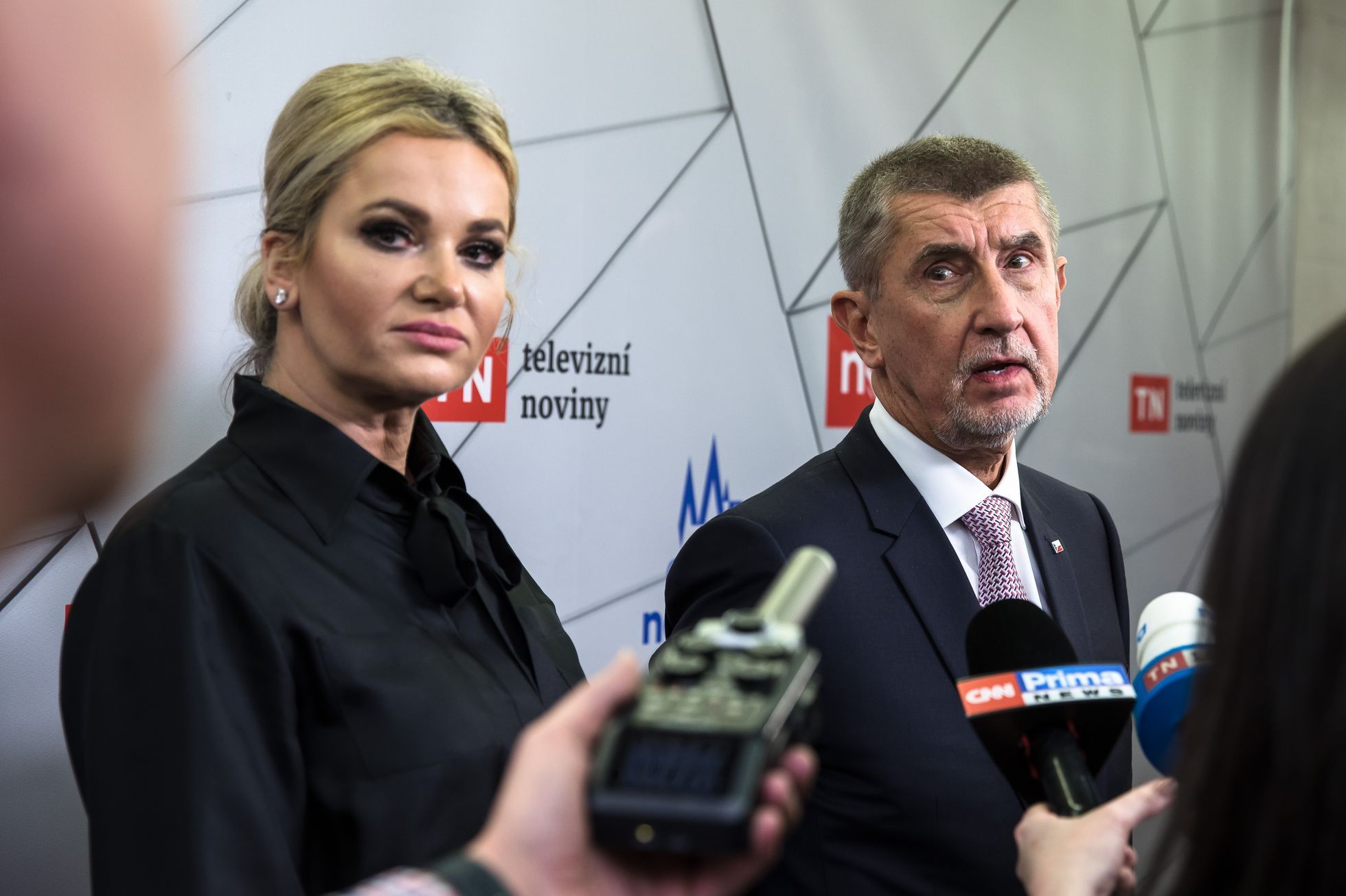 Prezidentská debata televize Nova, Andrej Babiš, Monika Babišová