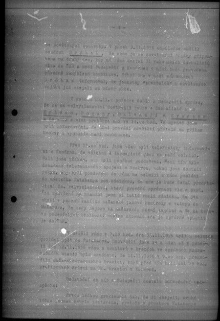 Zpráva pro ministra vnitra R. Baráka o neúspěšné akci proti F. Moldenovi ze dne 13.11.1956