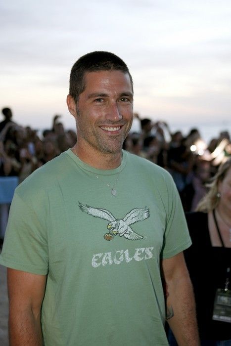 Matthew Fox (Jack) na premiéře seriálu Lost 3