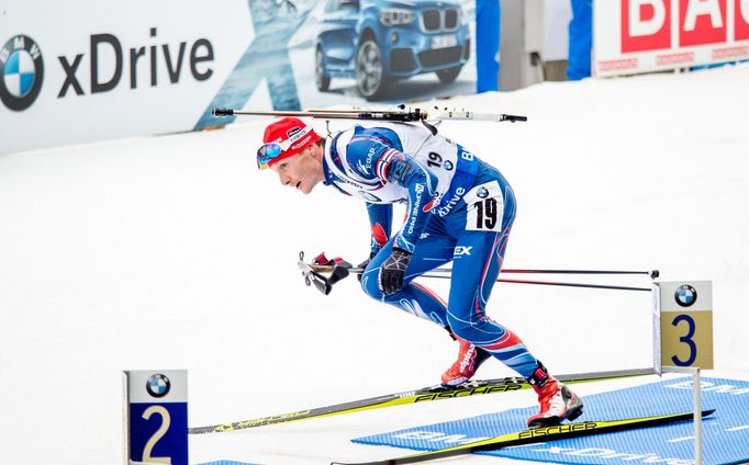 SP v biatlonu, hromadně M: Ondřej Moravec