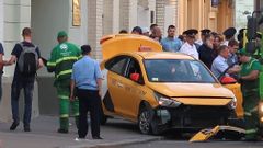 Moskva taxi nehoda
