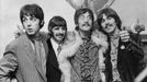 Zleva Paul McCartney, Ringo Starr, John Lennon a George Harrison z Beatles v srpnu 1969.