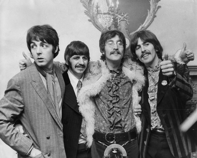 Zleva Paul McCartney, Ringo Starr, John Lennon a George Harrison z Beatles v srpnu 1969.