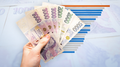 Odliv dividend - ikona, poutaci foto