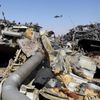 Egypt - Sinaj - trosky ruského letounu