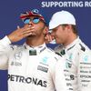 VC Velké Británie 2016:  Lewis Hamilton a Nico Rosberg, Mercedes
