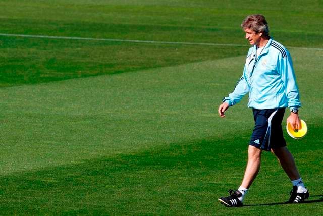 Trénink Realu Madrid: Manuel Pellegrini