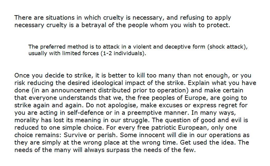 Anders Behring Breivik - manifest