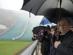 Vladimir Putin považuje olympiádu za svůj projekt. V Soči je častěji než v Moskvě.