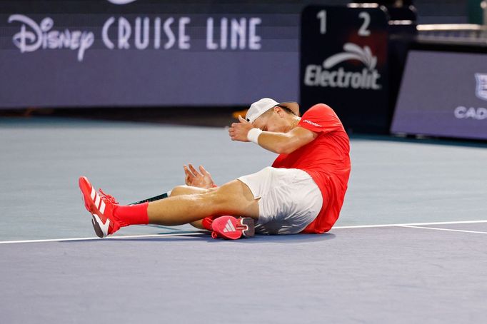 Jakub Menšík - Novak Djokovič, finále Miami 2025