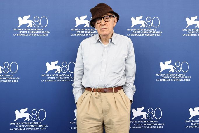 Woody Allen na benátském festivalu.