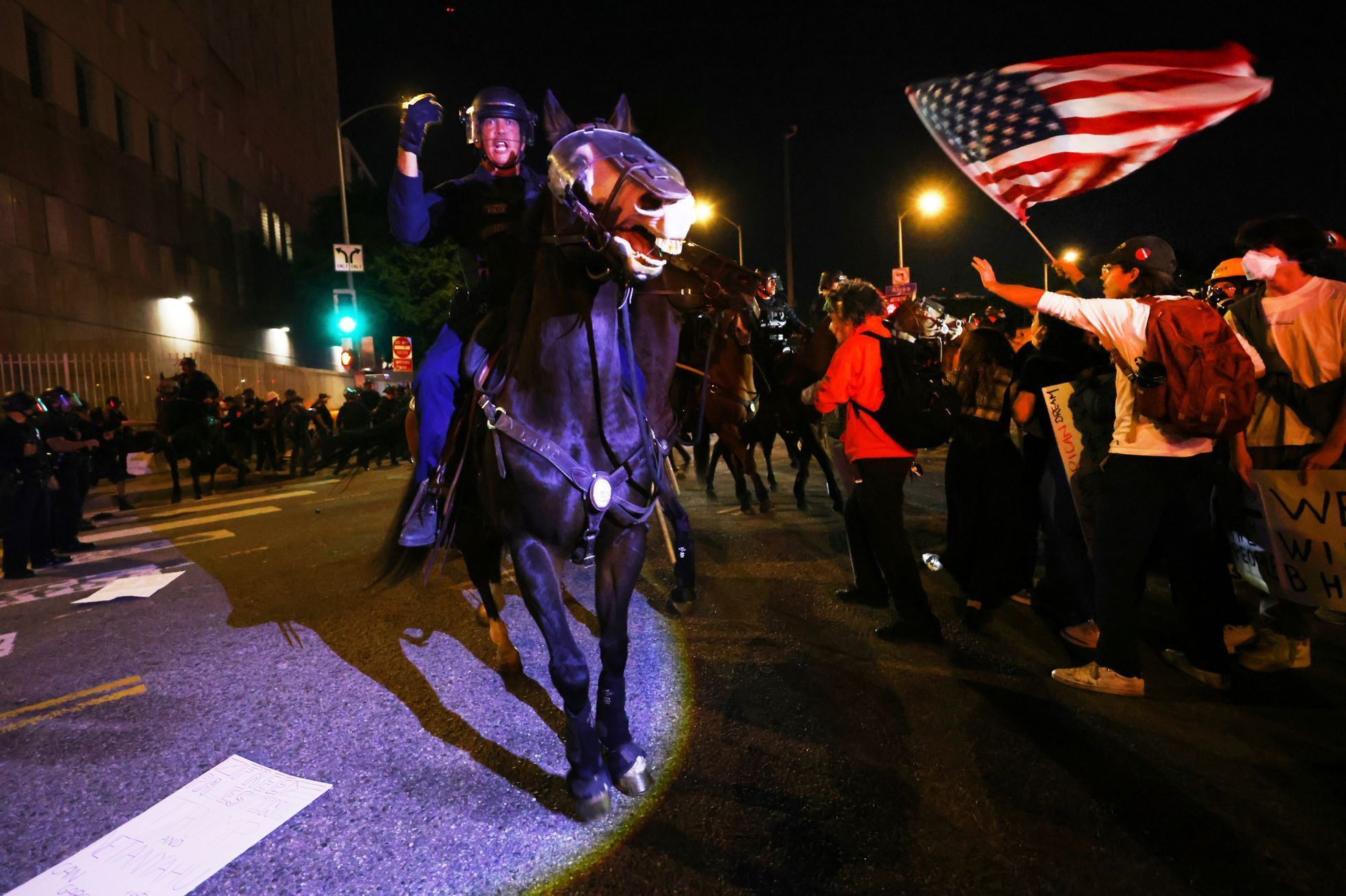 USA, Spojené státy, protest, demonstrace, Donald Trump, No Kings