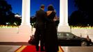 June 13, 2012 "There was still a little light left in the evening sky as the President and First Lady waved goodbye to President Shimon Peres of Israel following a dinner in his honor at the White House." (Official White House Photo by Pete Souza)