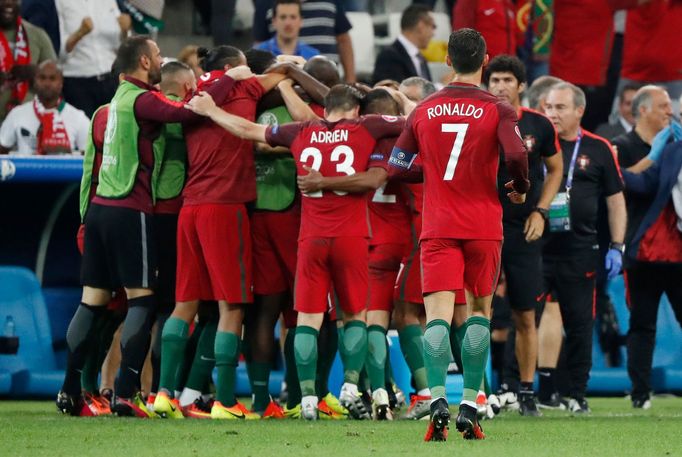 Euro 2016, Polsko-Portugalsko: Portugalci slaví gól na 1:1