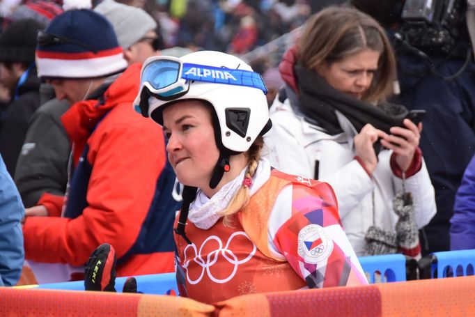 Nikol Kučerová při skikrosu na ZOH 2018