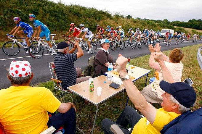 Fanoušci na Tour de France