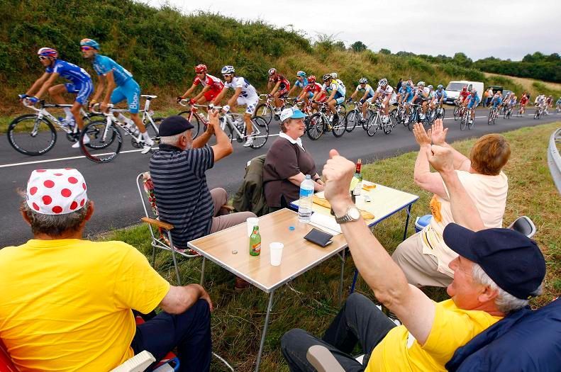 Fanoušci na Tour de France