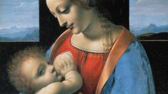 Leonardo da Vinci: Madonna Litta, detail