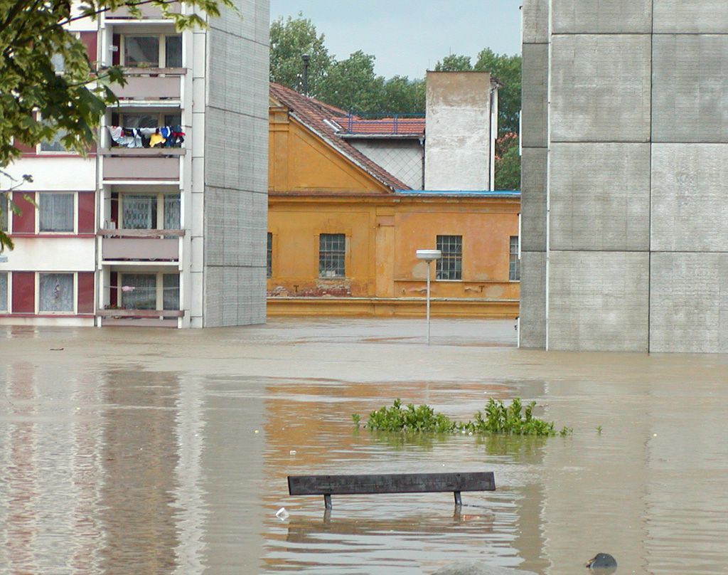 Foto: Tak před 10 lety vypadaly povodně v Písku - !!!Nepoužívat fotografie v článcích!!!