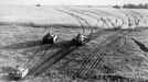 Archivní fotografie z  Kurském oblouku v Rusku, kde se odehrála v červenci 1943 největší tanková bitva druhé světové války. V ní Rudá armáda svaz definitivně zvrátila děn