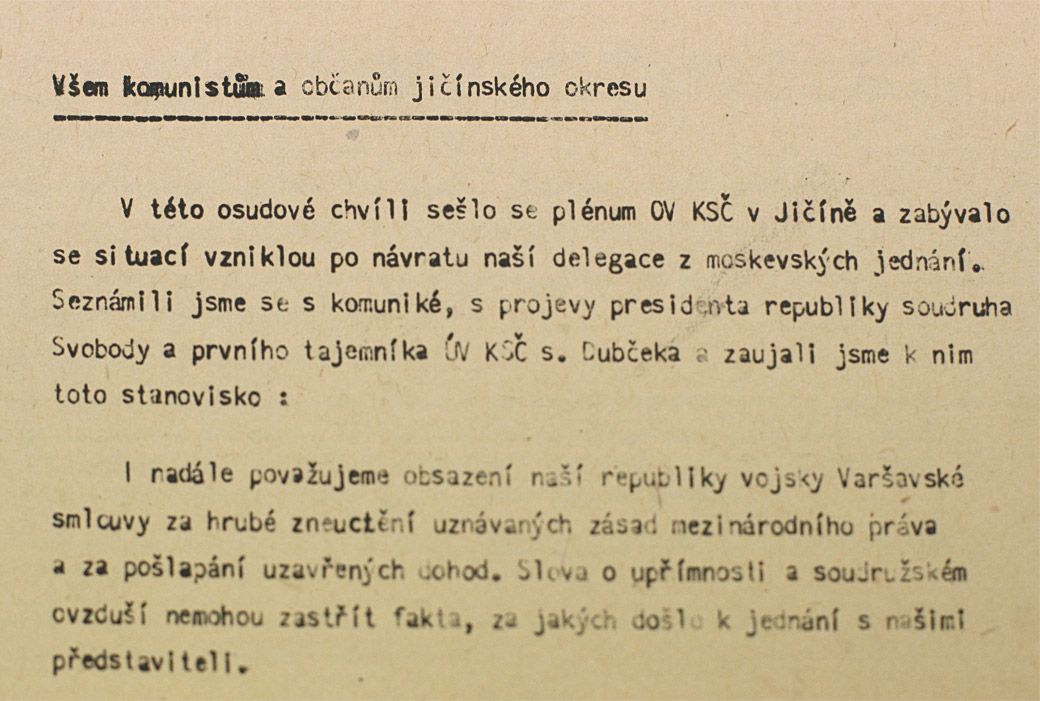 Jičín 1968