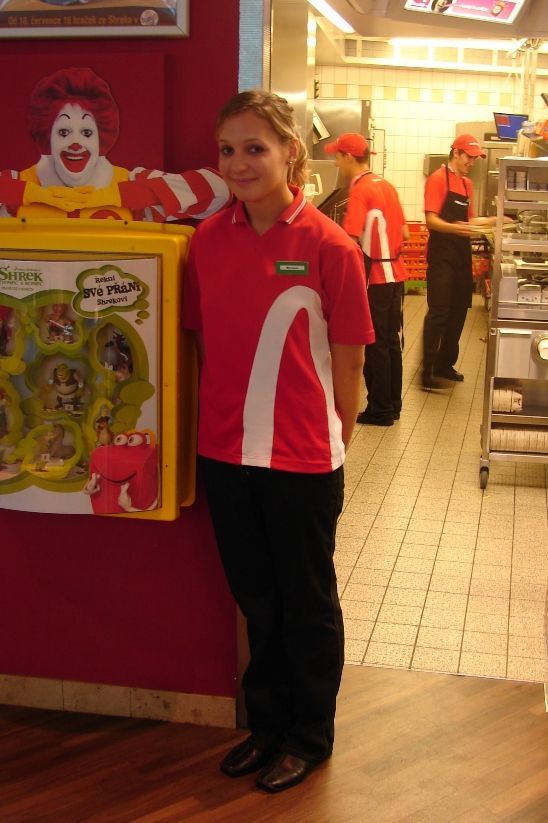 Uniformy - McDonald's zaměstnanec