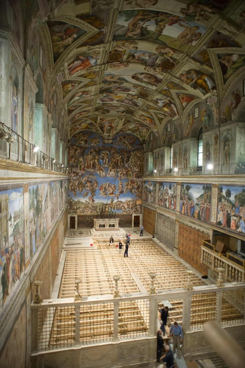 Fotogalerie: Přípravy ve Vatikánu