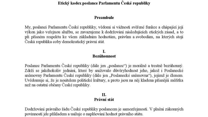 Zadne Nadavky Rasismus Nebo Stret Zajmu Vondracek Chce Pro Poslance Eticky Kodex Aktualne Cz