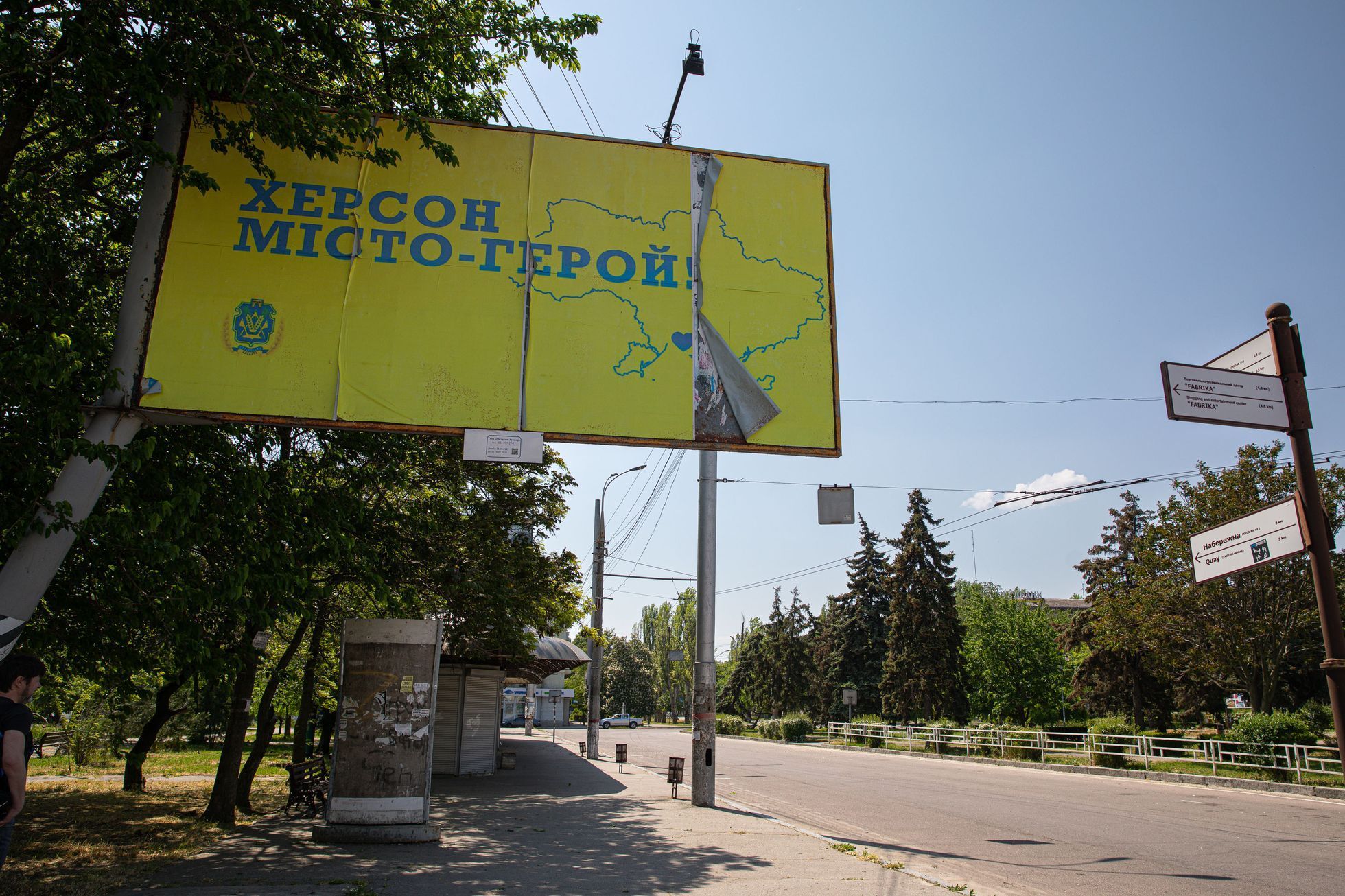 Ukrajina - květen 2023 - billboardy, válka, armáda