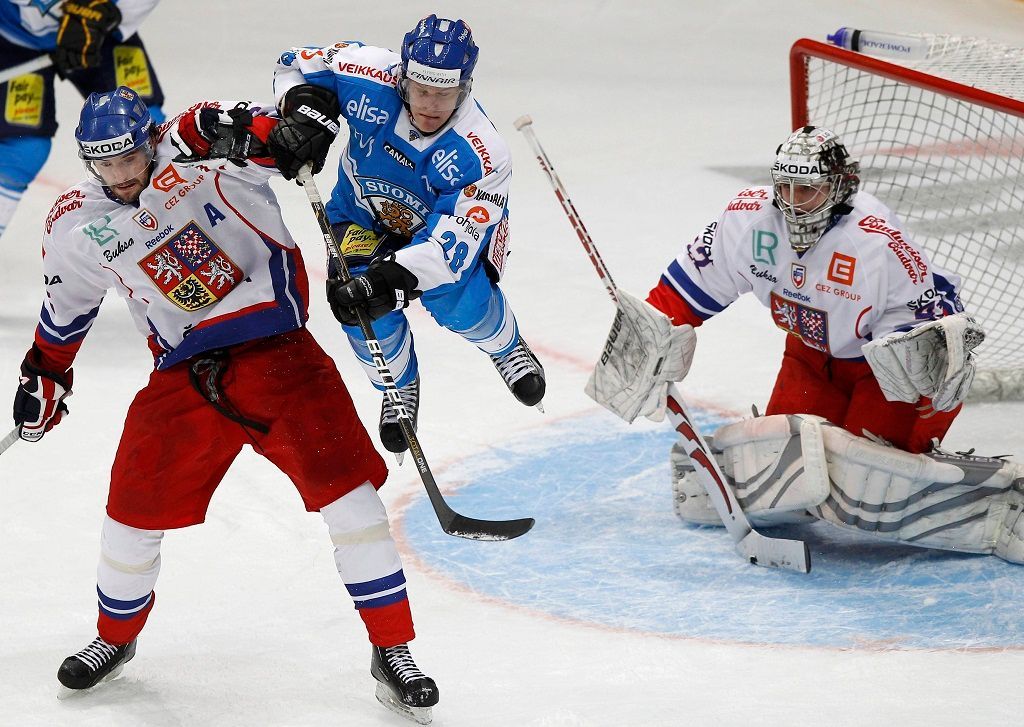Channel One Cup: Česko - Finsko (Pesonen, Čáslava, Pöpperle)