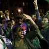 People dance at a street party hosted by director Spike Lee called &quot;PRINCE We Love You Shockadelica Joint&quot; to celebrate the life and music of deceased musician Prince in the Brooklyn borough
