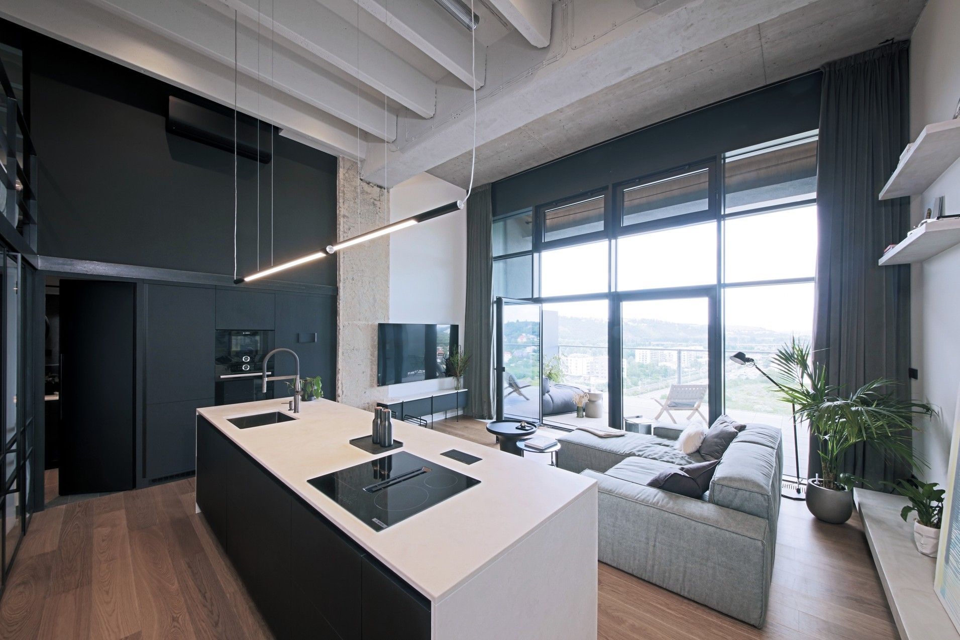 interiér roku, bydlení, loft