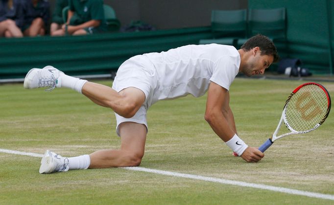 Grigor Dimitrov na Wimbledonu 2013