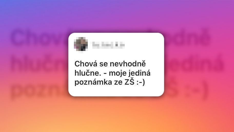 poznámky od učitelů