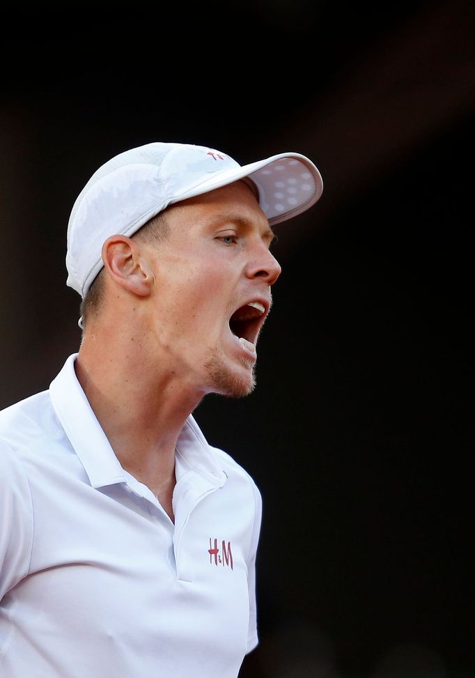 Tomáš Berdych na turnaji Masters v Madridu 2013