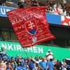Slovenští fanoušci před osmifinále Eura 2024 Anglie - Slovensko