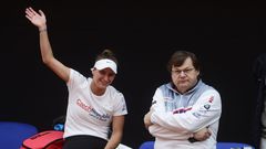 Lékař Vlastimil Voráček s tenistkou Markétou Vondroušovou